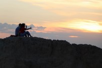 ORTAHISAR - Kapadokya'da Doğa Harikası 'Gün Batımı'