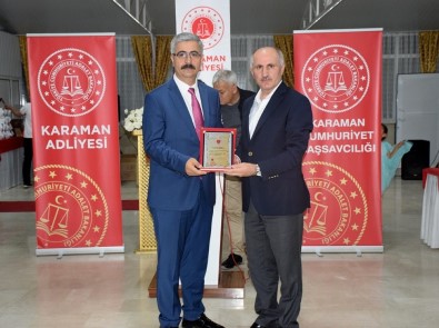 Karaman'da Hakim Ve Savcılar İçin Veda Yemeği Düzenlendi