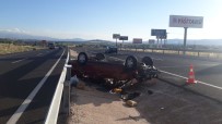 Kayseri'de Otomobil Takla Attı Açıklaması 4 Yaralı