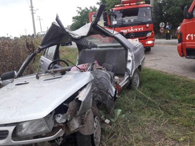 Kırklareli'de Trafik Kazası Açıklaması 2 Yaralı