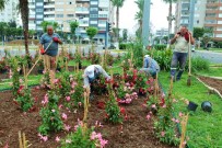 ÖZGÜRLÜK ANıTı - Mersin'de Parklar Renkleniyor