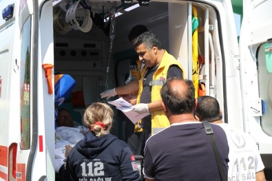 Tüp Patlamasında Yaralandı, Hava Ambulansı İle Sevk Edildi