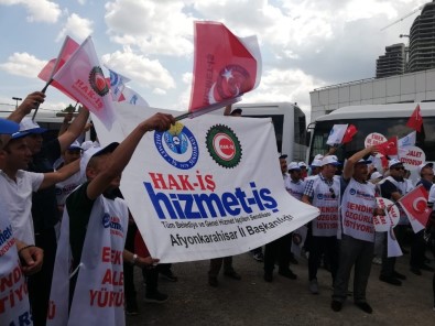 Hizmet-İş Afyon İl Başkanlığından 'Emek Ve Adalet Yürüyüşü'ne Destek