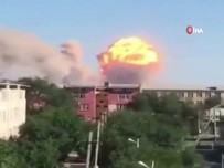 TÜRKISTAN - Kazakistan'da Askeri Mühimmat Deposunda Patlama Açıklaması11 Yaralı