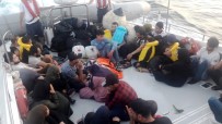 MENDERES NEHRİ - Lastik Botta 39 Göçmen Yakalandı