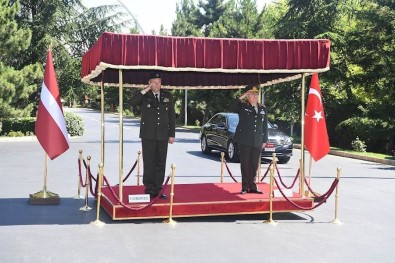 Letonya Genelkurmay Başkanı'ndan Orgeneral Güler'e Ziyaret