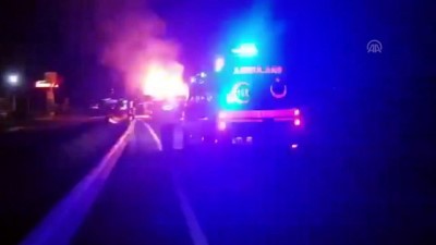 Sakarya'da Etil Asetat Yüklü Tanker Yandı Açıklaması 3 Yaralı