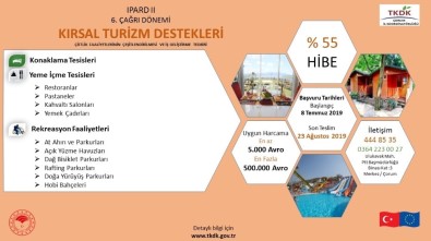 TKDK'dan Kırsal Turizm Yatırımlarına Yüzde 55 Hibe