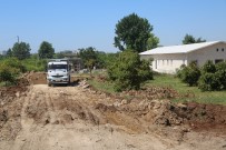HAVA MUHALEFETİ - Erdemli Belediyesi, Yol Açma Çalışmalarına Devam Ediyor