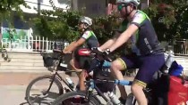 DÜNYA TURU - İngiltere'den Bisikletle Dünya Turuna Çıktılar