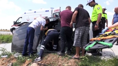 Kırklareli'nde Trafik Kazası Açıklaması 3 Yaralı