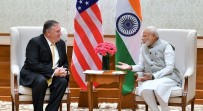 NARENDRA MODI - ABD Dışişleri Bakanı Pompeo, Hindistan Başbakanı Modi İle Bir Araya Geldi