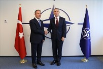 MILLI SAVUNMA BAKANLıĞı - Bakan Akar, NATO Genel Sekreteri Stoltenberg İle Bir Araya Geldi