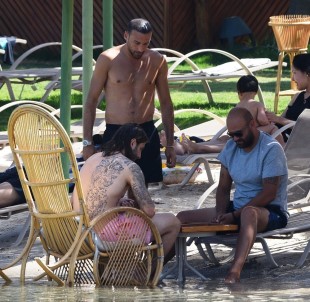 Cenk Tosun Bodrum'da Tatilde