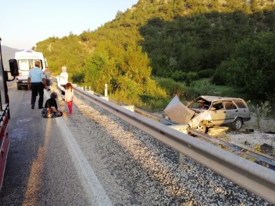 Kastamonu'da Otomobil Tarlaya Uçtu Açıklaması 1 Ölü, 5 Yaralı