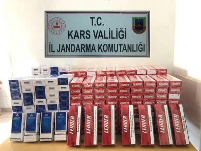 Sarıkamış'ta 2 Bin 800 Paket Kaçak Sigara Ele Geçirildi