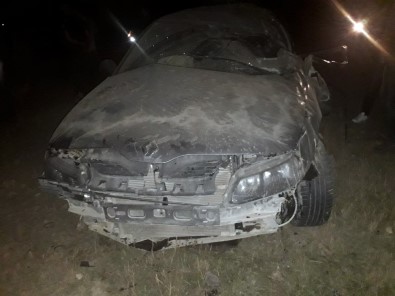 Yoldan Çıkan Otomobil Takla Attı Açıklaması 1 Ölü, 3 Yaralı