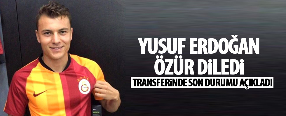 Yusuf Erdoğan özür diledi