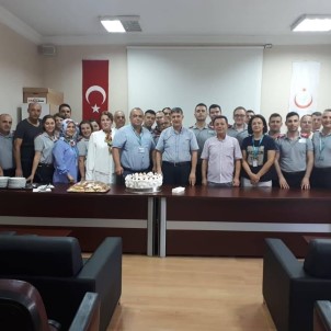 Atatürk Devlet Hastanesi'nde Güvenlik Görevlileri Unutulmadı