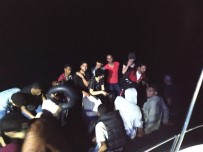 Bodrum'da Lastik Botla Kaçmaya Çalışan 51 Kaçak Göçmen Yakalandı