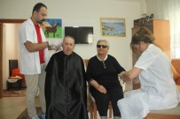 SAVAŞÇı - Evde Kişisel Bakım Ve Kuaförlük Hizmeti, Tüm Hızıyla Sürüyor