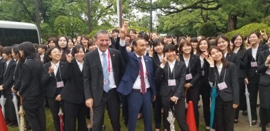 Japon Diplomatlardan Bozkurt İşareti