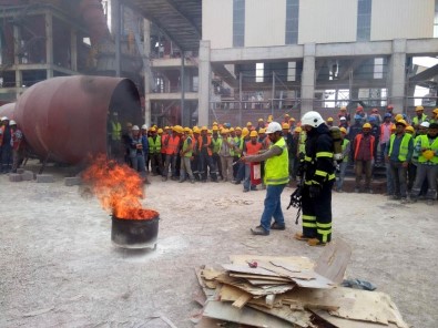 Kilis'te İtfaiyeden Yangın Eğitimleri