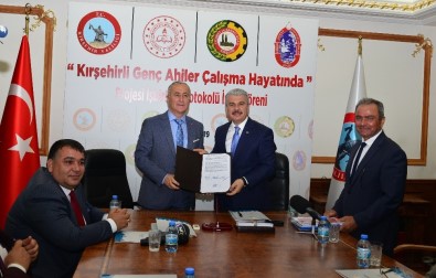 Kırşehirli Genç Ahiler, Çalışma Hayatında Projesinin Protokolü İmzalandı