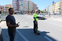 EMNIYET KEMERI - Niğde'de Drone İle Trafik Kontrolü