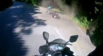 ÇAKıLLı - (Özel) Sarıyer'de Motosikletli Gencin Kazası Kamerada