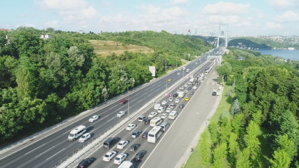İstanbul'da trafik yoğunluğu!