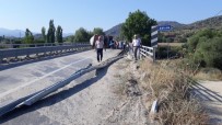Karpuzlu'da Kaza, Yolda Başka Aracın Olmaması Faciayı Önledi Haberi