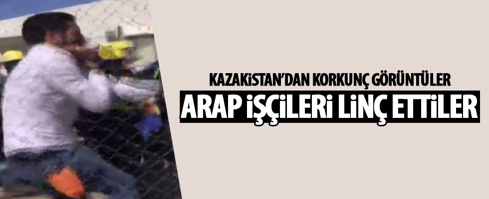 Kazakistan'da dehşete düşüren kavga