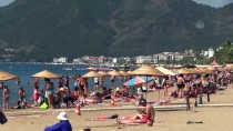 BELCEĞİZ PLAJI - Turizm Merkezlerindeki Plajlarda Yoğunluk