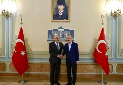 İçişleri Bakanı Soylu, AB Komiseri Avramopoulos'u Kabul Etti