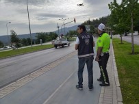 EMNIYET KEMERI - Drone destekli 'Güvenli Bayram' denetimi