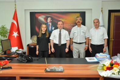 Türkiye Şampiyonundan Milli Eğitim Müdürüne Ziyaret
