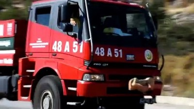 Bodrum'da Arazi Yangını