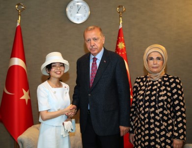 Cumhurbaşkanı Erdoğan, Prenses Akiko İle Görüştü