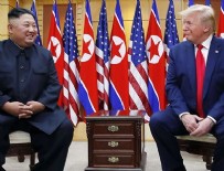 G-20 ZİRVESİ - Trump ile Kim 'silahsızlandırılmış bölge'de görüştü
