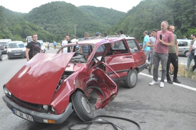 Zonguldak'ta Meydana Gelen Kazada 1'İ Ağır 5 Kişi Yaralandı