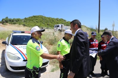 Bayram Yoğunluğunun Yaşandığı Kaş'ta Trafik Denetimi