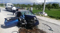 ZENGEN - Ereğli'de İki Otomobil Çarpıştı Açıklaması1 Ölü, 3 Yaralı