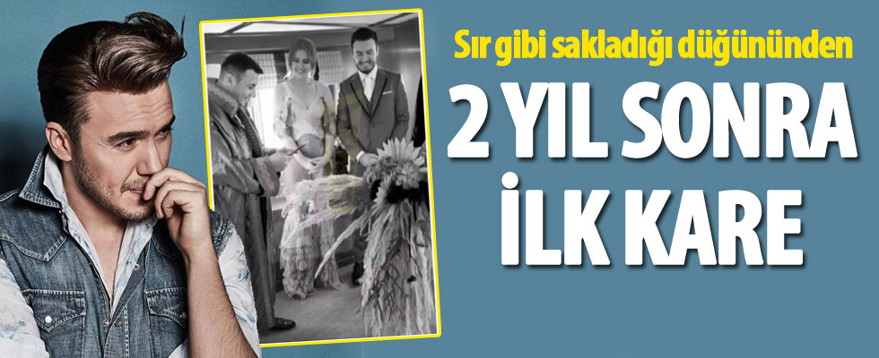 Mustafa Ceceli ve Selin İmer'in düğününden ilk fotoğraf