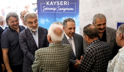 Talas'ta Taner Yıldız'lı İlçe Bayramlaşması