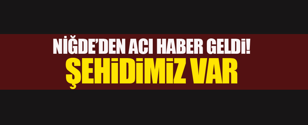 Demirkazık'ta bir asker şehit oldu