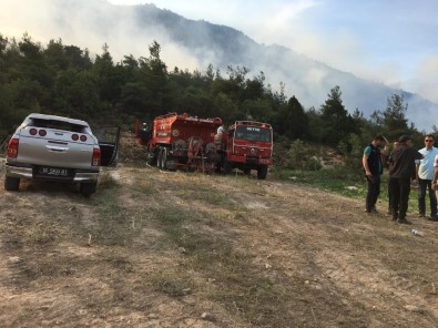 Bilecik'teki Orman Yangını Söndürme Çalışmaları Sürüyor