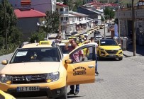 Karlıova'da Taksiciler Kontak Kapattı