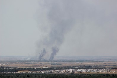 Suriye'deki Yangınlar Kilis'te Paniğe Neden Oldu
