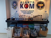 SAHTE İÇKİ - Alanya'da Restorana Kaçak İçki Baskını